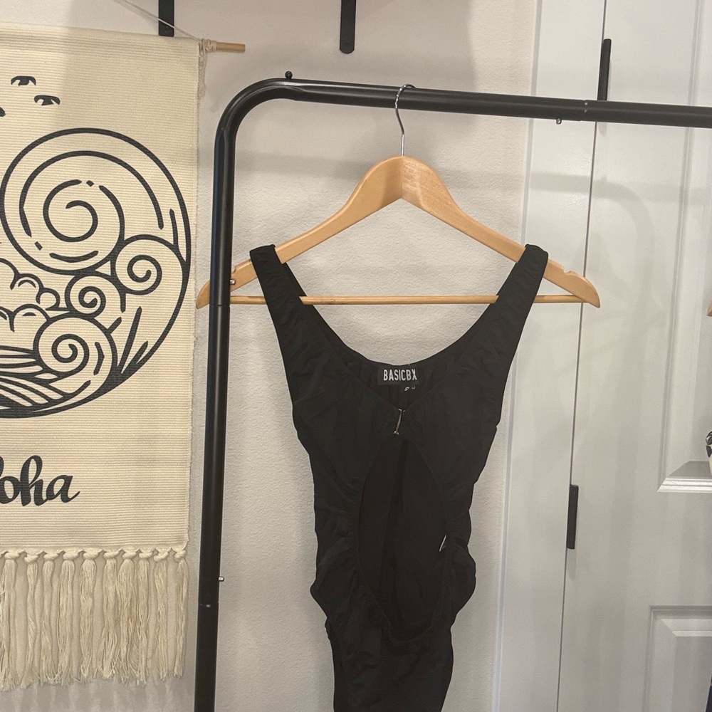 BASICBXXCH Black One-Piece Swimsuit